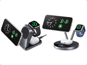 3 in 1 Qi2 25W Magnetic Charging Station with Smart Display