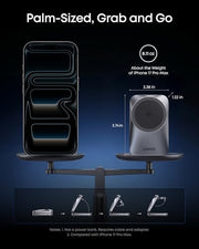 3 in 1 Qi2 25W Magnetic Charging Station with Smart Display