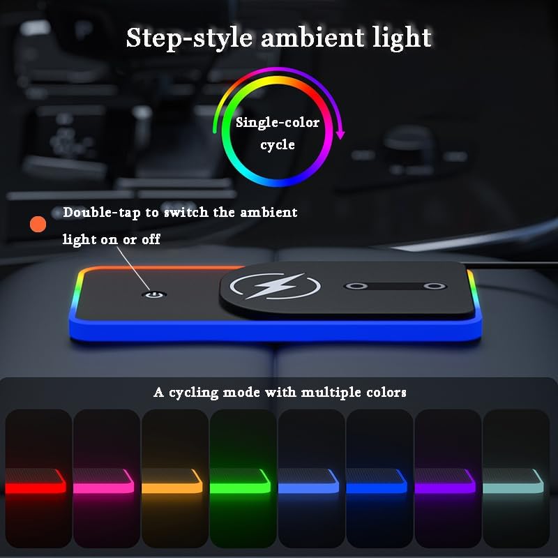 Center Console Wireless Charging Tray for 2015 to 2023 Charger