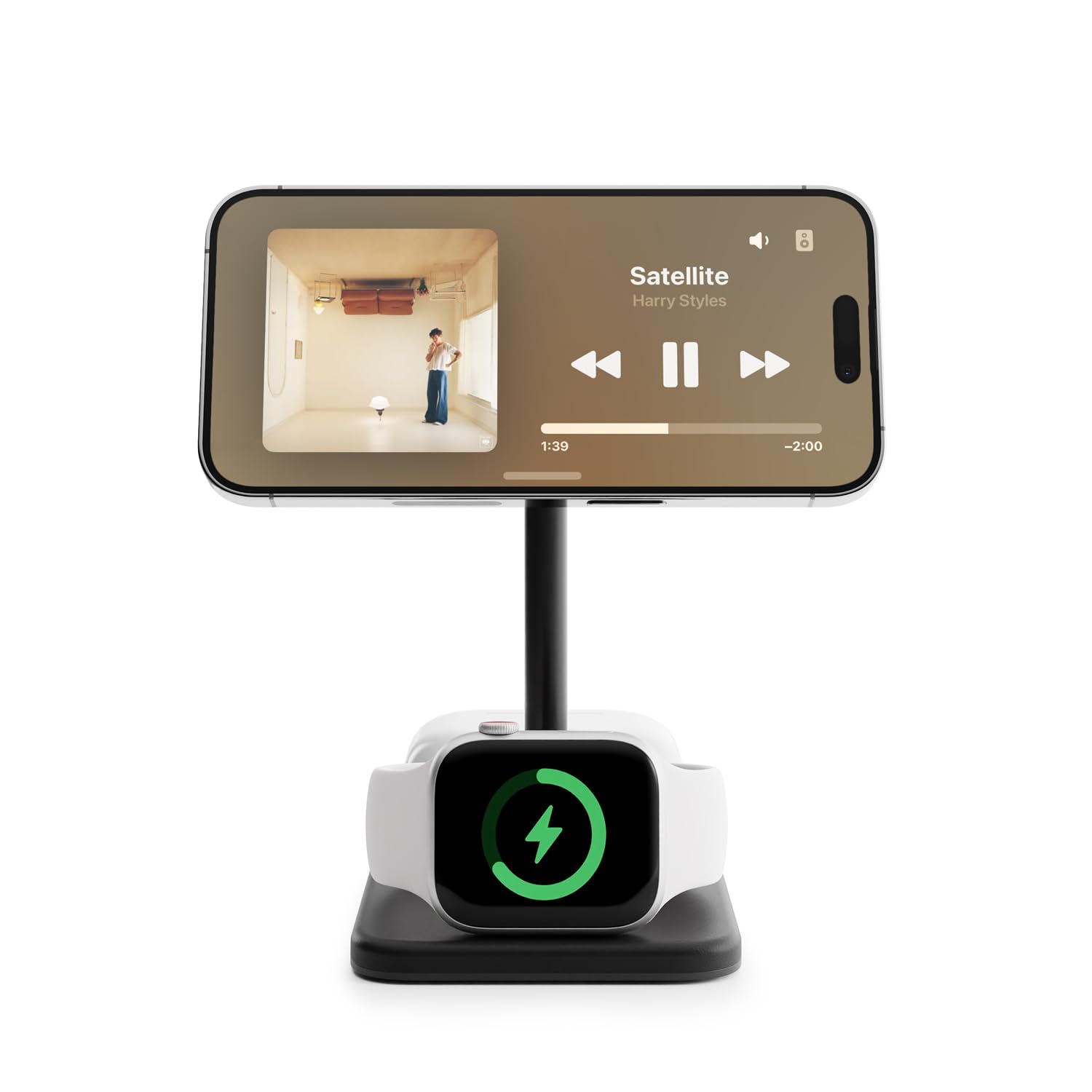 3 in 1 Qi2 Magnetic Wireless Charging Stand for Phone Watch Earbuds