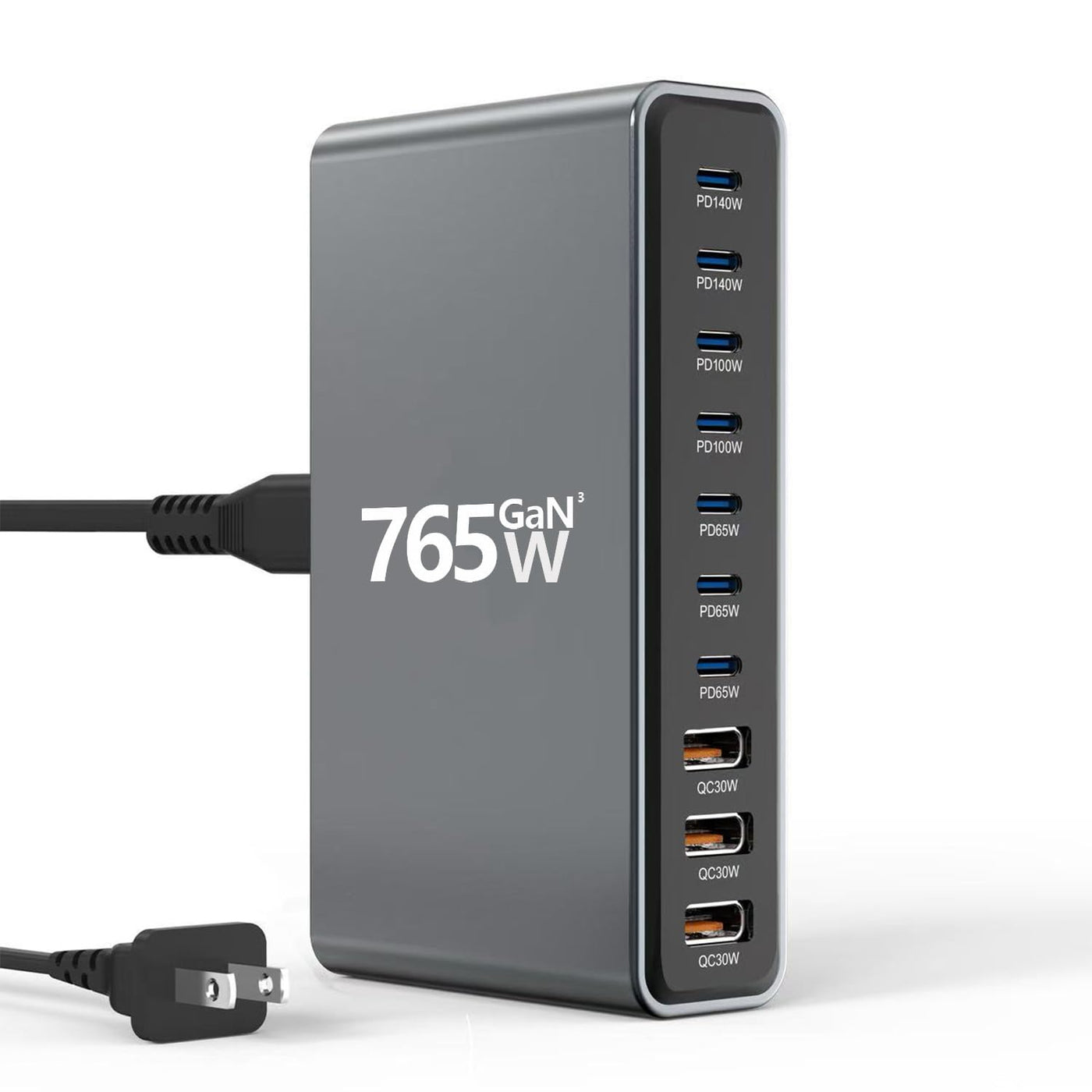 GaN Desktop Charging Station Charging Power Hubs