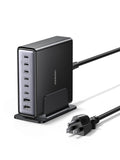 200W GaN 8 Port USB C Desktop Charging Station 100W PD Fast Charger