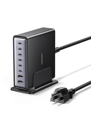 200W GaN 8 Port USB C Desktop Charging Station 100W PD Fast Charger