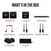 Compact Wireless Microphone System with Timecode Recording Case