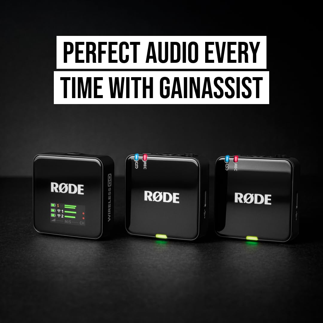 Compact Wireless Microphone System with Timecode Recording Case