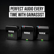 Compact Wireless Microphone System with Timecode Recording Case
