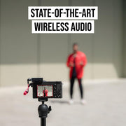 Compact Wireless Microphone System with Timecode Recording Case