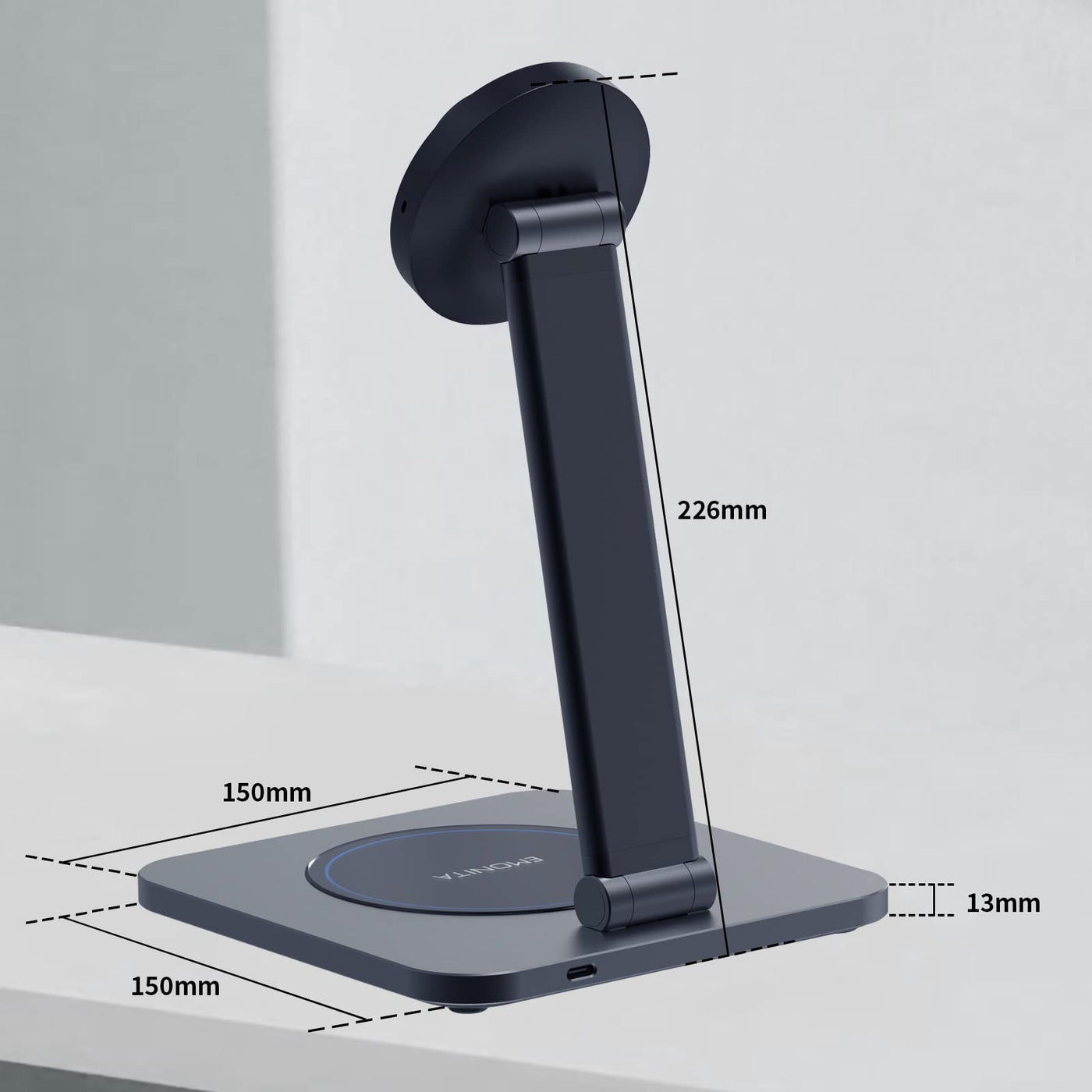 Magnetic Foldable Tablet Stand with Charging Case