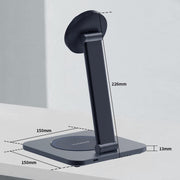 Magnetic Foldable Tablet Stand with Charging Case