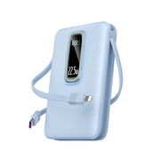 22.5W 10000mAh Magnetic Wireless Power Bank Built In Cables LED Display