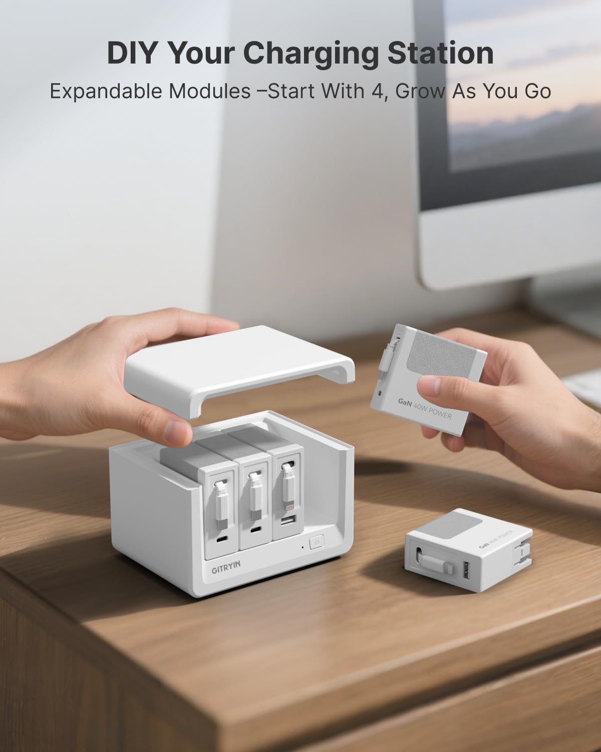 12 in 1 Desktop Charging Station Charging Power Hubs