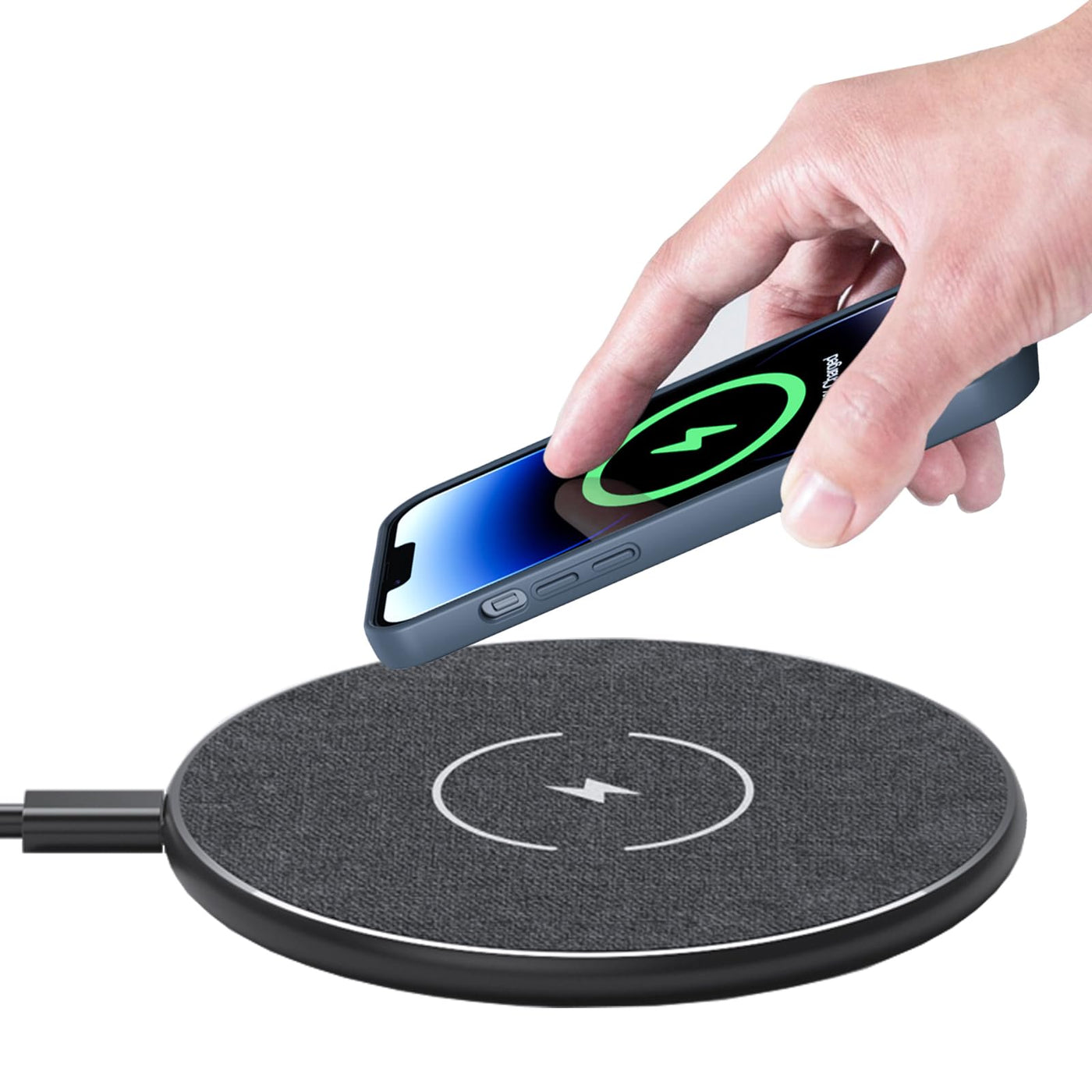 30W Qi Fast Wireless Charging Pad for Phones and Earbuds