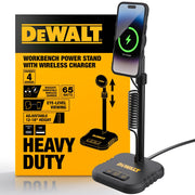 Heavy Duty Magnetic Wireless Charging Stand with USB C Ports