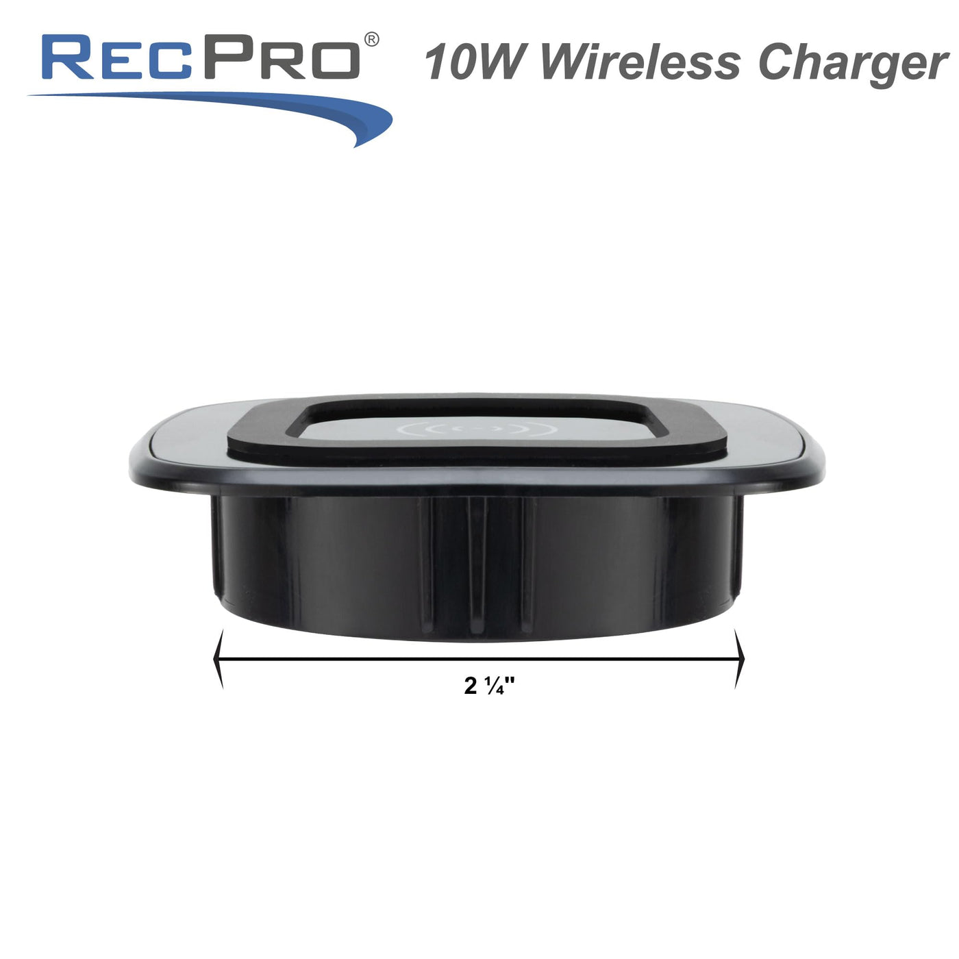 12V Flush Mount Wireless Charger 10W Qi Charging Pad