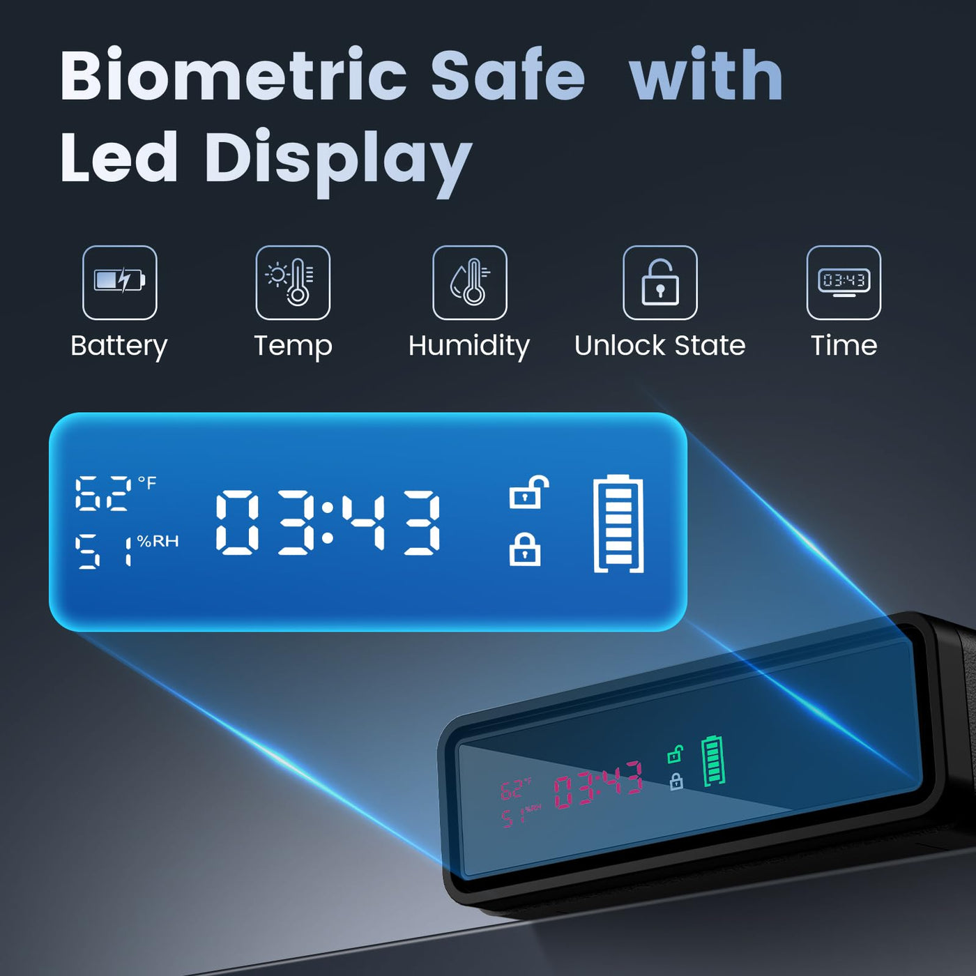 Biometric Gun Safe with Secure Access