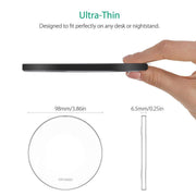 20W Qi Fast Wireless Charging Pad for Phones and Earbuds