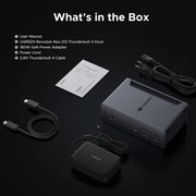 13 in 1 Thunderbolt 4 Dock 40Gbps Dual 4K 8K 90W Laptop Hub