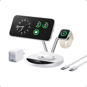 3 in 1 Qi2 25W Wireless Charging Dock with Smart Display Cooling