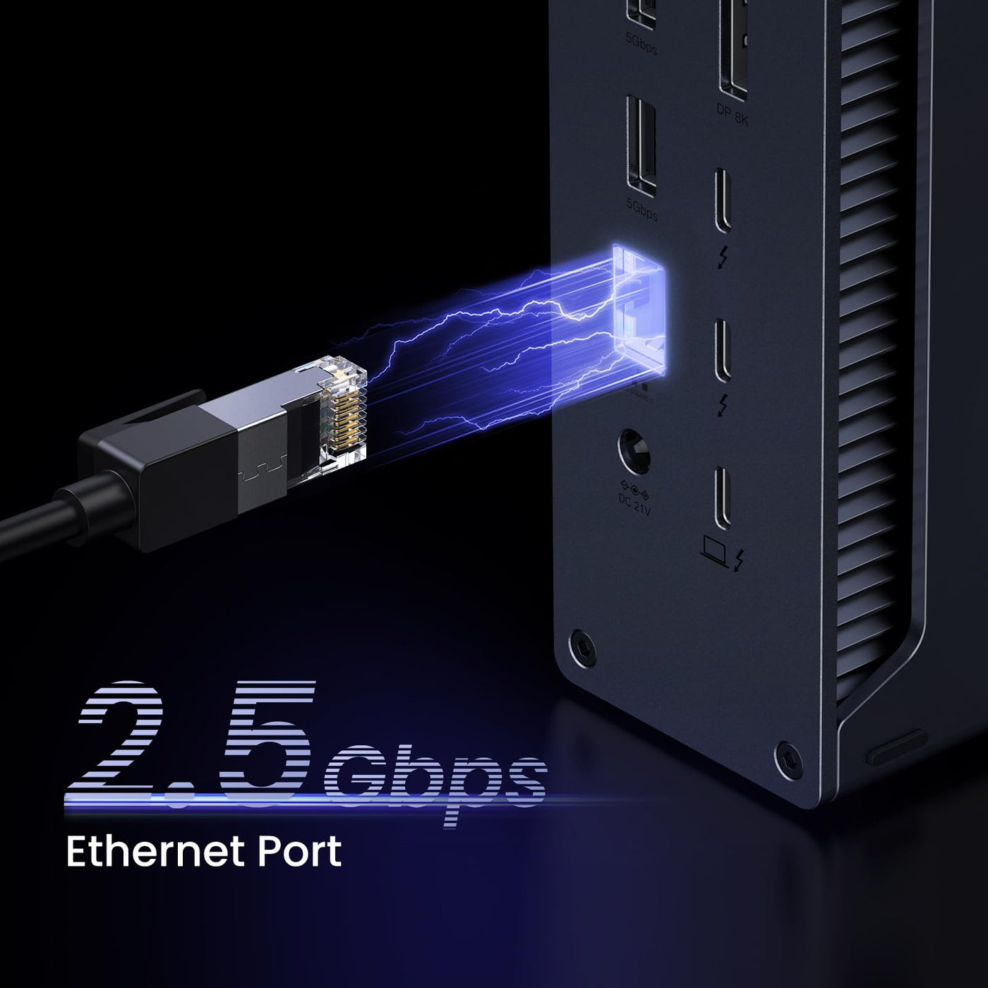 13 in 1 Thunderbolt 4 Dock 40Gbps Dual 4K 8K 90W Laptop Hub