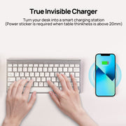 30mm Invisible Under Table Wireless Charging Station