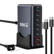 8 Port USB C Fast Charging Station Charger Block