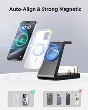 5 in 1 Magnetic Wireless Charging Station