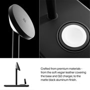 3 in 1 Qi2 Magnetic Wireless Charging Stand for Phone Watch Earbuds