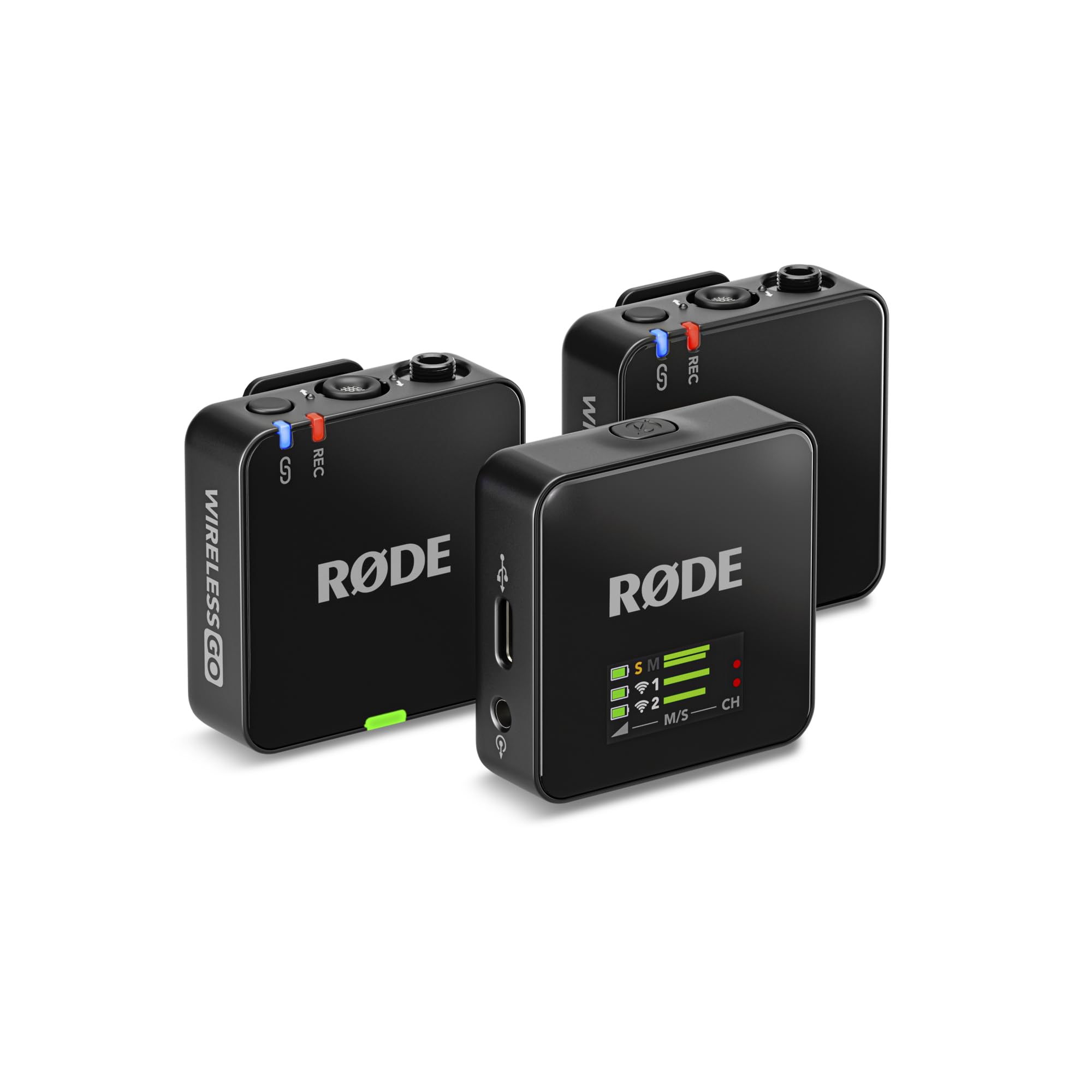 Compact Wireless Microphone System with Timecode Recording Case