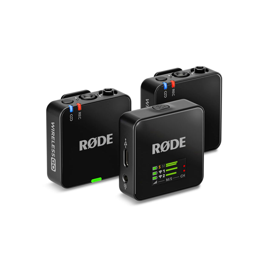 Compact Wireless Microphone System with Timecode Recording Case