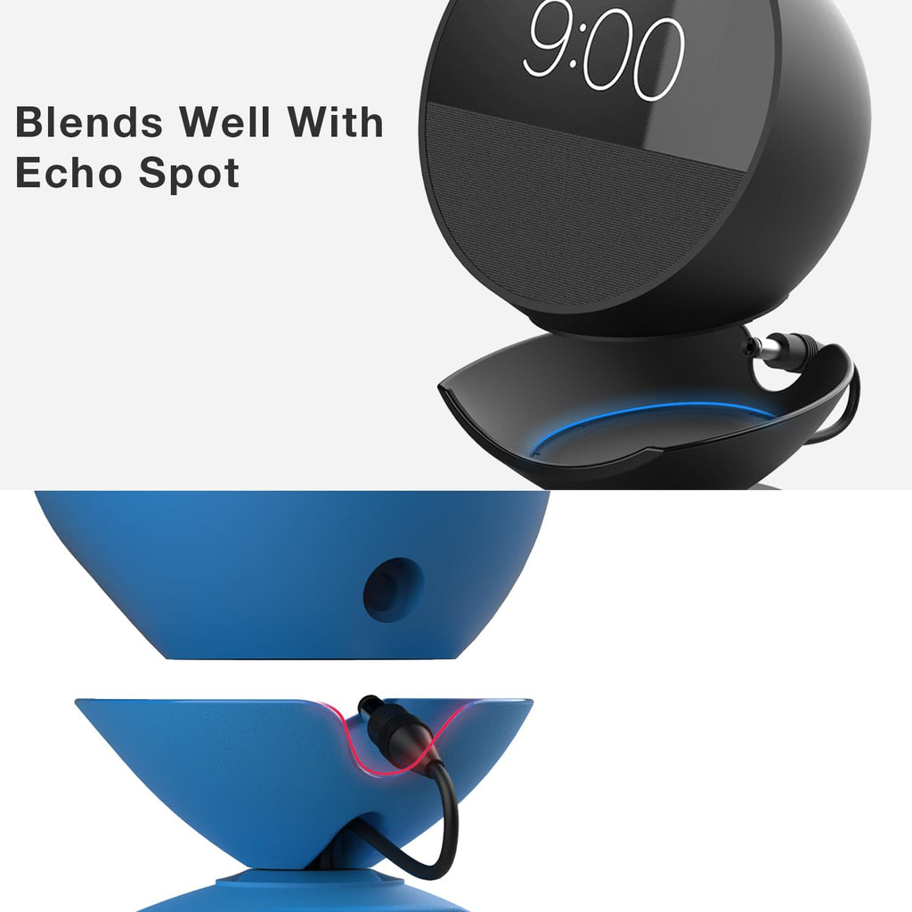 Echo Spot Charging Stand with USB C USB A Ports for Multiple Devices