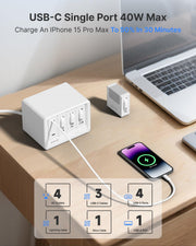 12 in 1 Desktop Charging Station Charging Power Hubs