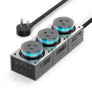 GaN Desktop Power Strip Charging Power Hubs