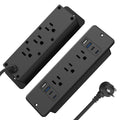 14 in 1 Recessed Power Strip 20W Surge Protector 6 AC 8 USB Ports