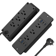14 in 1 Recessed Power Strip 20W Surge Protector 6 AC 8 USB Ports