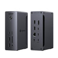 13 in 1 Thunderbolt 4 Dock 40Gbps Dual 4K 8K 90W Laptop Hub