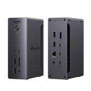 13 in 1 Thunderbolt 4 Dock 40Gbps Dual 4K 8K 90W Laptop Hub