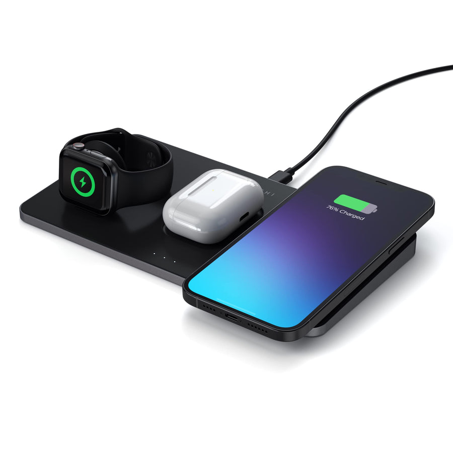 3 Device Qi Wireless Charging Pad