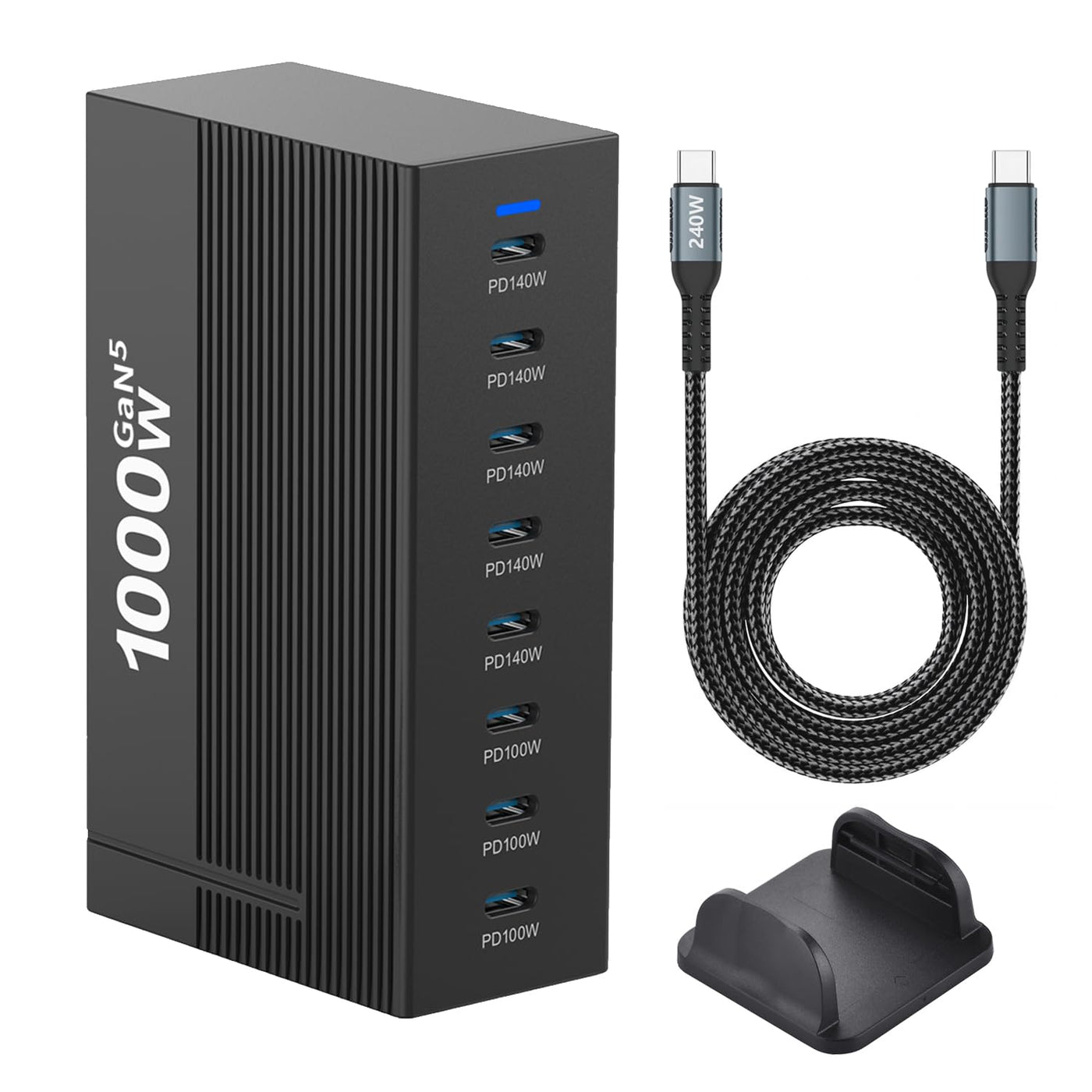 GaN Desktop Charging Station Charging Power Hubs