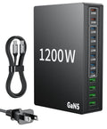 1200W USB C 12 Port Fast Charging Station PD 140W Laptop Charger