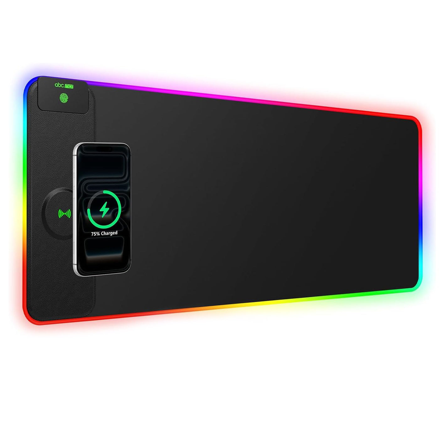 15W Wireless Charging Mouse Pad Large Non Slip Gaming Desk Mat