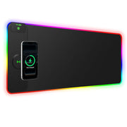 15W Wireless Charging Mouse Pad Large Non Slip Gaming Desk Mat