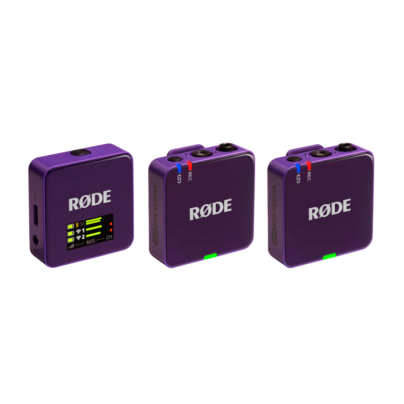 Compact Wireless Microphone System with Timecode Recording Case