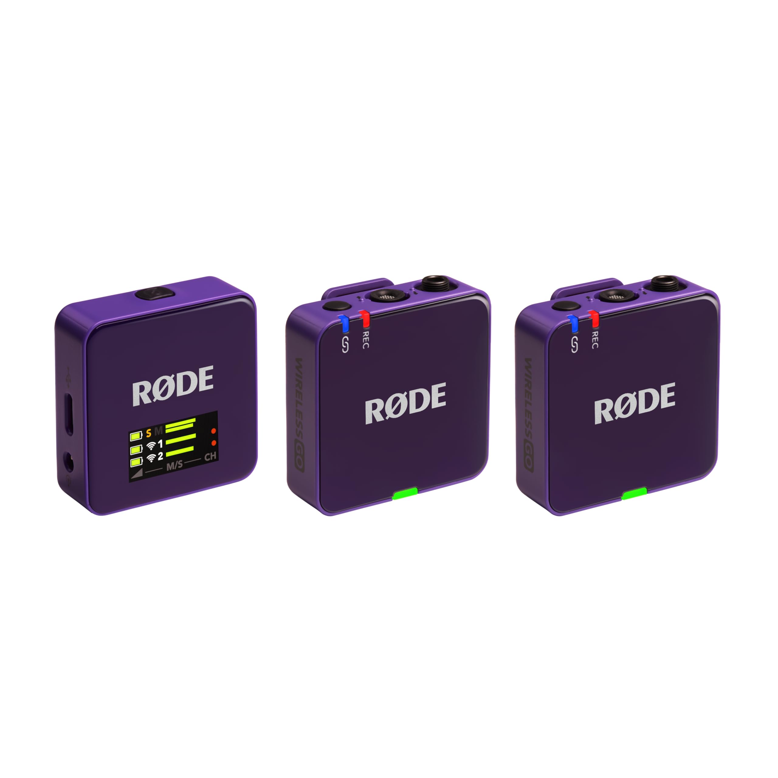 Compact Wireless Microphone System with Timecode Recording Case
