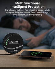 15W Anti Slip Aircraft Grade Aluminum Fast Wireless Charging Pad