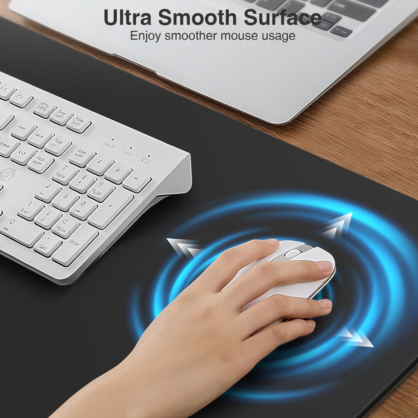 15W Wireless Charging Mouse Pad Large Non Slip Gaming Desk Mat