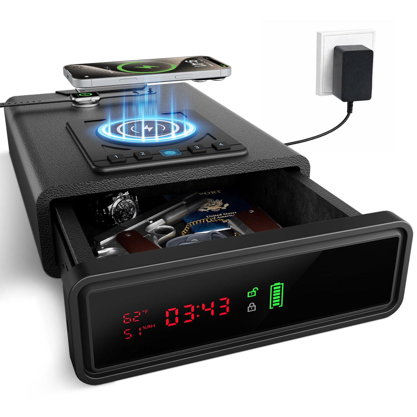 Biometric Gun Safe with Secure Access