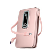22.5W 10000mAh Magnetic Wireless Power Bank Built In Cables LED Display
