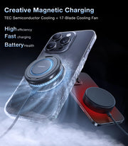 Magnetic Wireless Charger Pad Cooling Charging Bases
