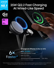 3 in 1 Qi2 25W Wireless Charging Dock with Smart Display Cooling
