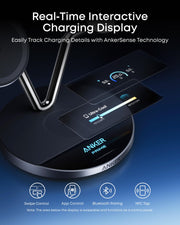 3 in 1 Qi2 25W Wireless Charging Dock with Smart Display Cooling